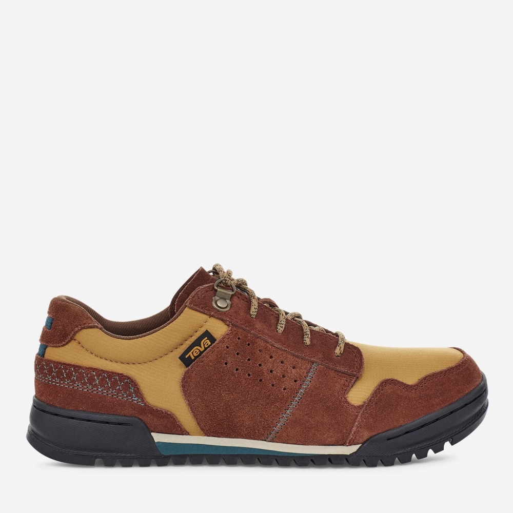 Teva Highside '84 - Men's Teva Lace Ups - Brown / Maroon | India (NLKR61742)